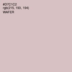 #D7C1C2 - Wafer Color Image