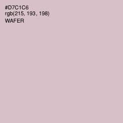 #D7C1C6 - Wafer Color Image