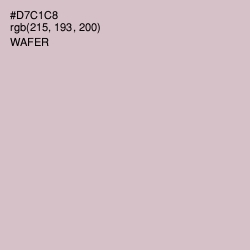 #D7C1C8 - Wafer Color Image