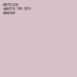 #D7C1C9 - Wafer Color Image