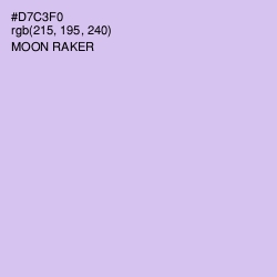 #D7C3F0 - Moon Raker Color Image