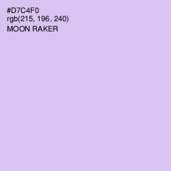 #D7C4F0 - Moon Raker Color Image