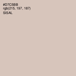 #D7C5BB - Sisal Color Image