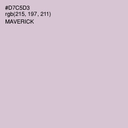 #D7C5D3 - Maverick Color Image