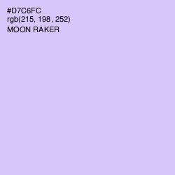 #D7C6FC - Moon Raker Color Image