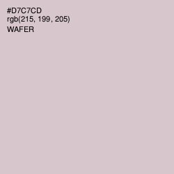 #D7C7CD - Wafer Color Image