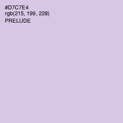 #D7C7E4 - Prelude Color Image