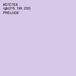 #D7C7E8 - Prelude Color Image