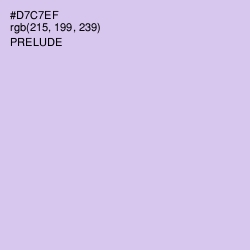 #D7C7EF - Prelude Color Image