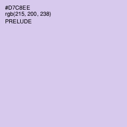 #D7C8EE - Prelude Color Image