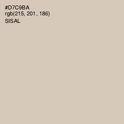 #D7C9BA - Sisal Color Image