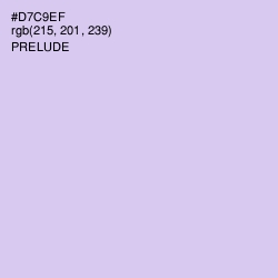 #D7C9EF - Prelude Color Image