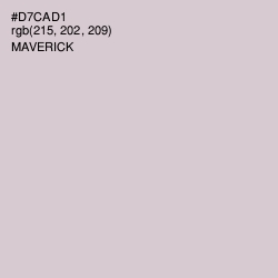 #D7CAD1 - Maverick Color Image