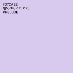 #D7CAEE - Prelude Color Image