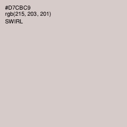 #D7CBC9 - Swirl Color Image