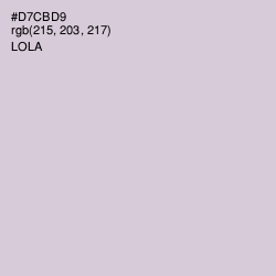 #D7CBD9 - Lola Color Image