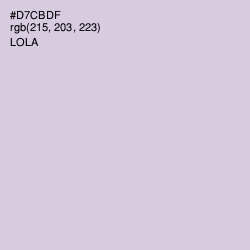 #D7CBDF - Lola Color Image