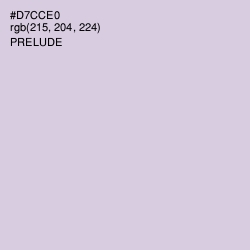 #D7CCE0 - Prelude Color Image