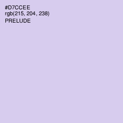 #D7CCEE - Prelude Color Image
