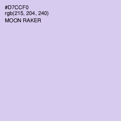 #D7CCF0 - Moon Raker Color Image