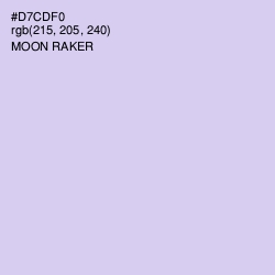 #D7CDF0 - Moon Raker Color Image