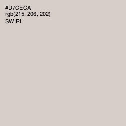 #D7CECA - Swirl Color Image