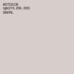 #D7CECB - Swirl Color Image