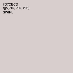 #D7CECD - Swirl Color Image