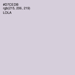 #D7CEDB - Lola Color Image