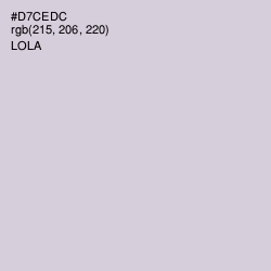 #D7CEDC - Lola Color Image