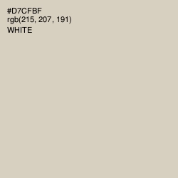 #D7CFBF - Sisal Color Image