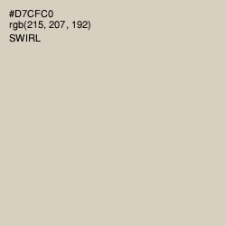 #D7CFC0 - Swirl Color Image
