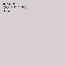 #D7CFD1 - Lola Color Image