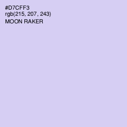 #D7CFF3 - Moon Raker Color Image