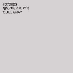 #D7D0D3 - Quill Gray Color Image