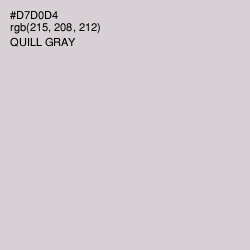 #D7D0D4 - Quill Gray Color Image