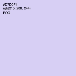 #D7D0F4 - Fog Color Image