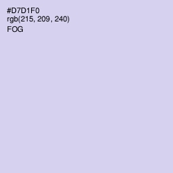 #D7D1F0 - Fog Color Image