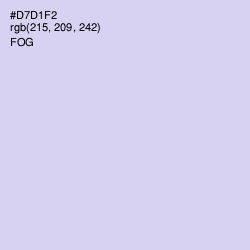 #D7D1F2 - Fog Color Image