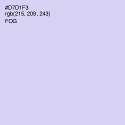 #D7D1F3 - Fog Color Image