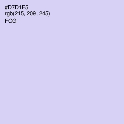 #D7D1F5 - Fog Color Image