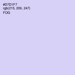 #D7D1F7 - Fog Color Image