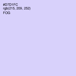#D7D1FC - Fog Color Image