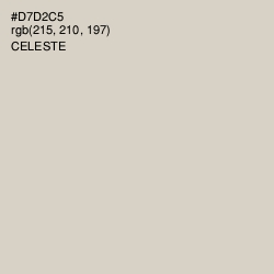 #D7D2C5 - Celeste Color Image