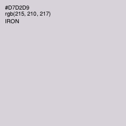 #D7D2D9 - Iron Color Image
