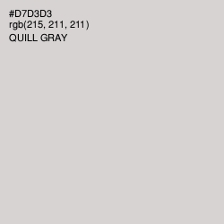 #D7D3D3 - Quill Gray Color Image