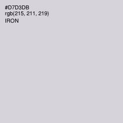 #D7D3DB - Iron Color Image
