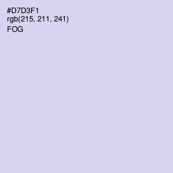 #D7D3F1 - Fog Color Image