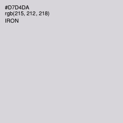 #D7D4DA - Iron Color Image