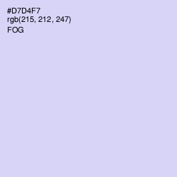 #D7D4F7 - Fog Color Image